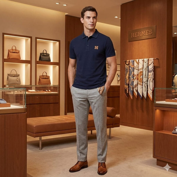 Designer Short Sleeve Polo T-shirt For Men