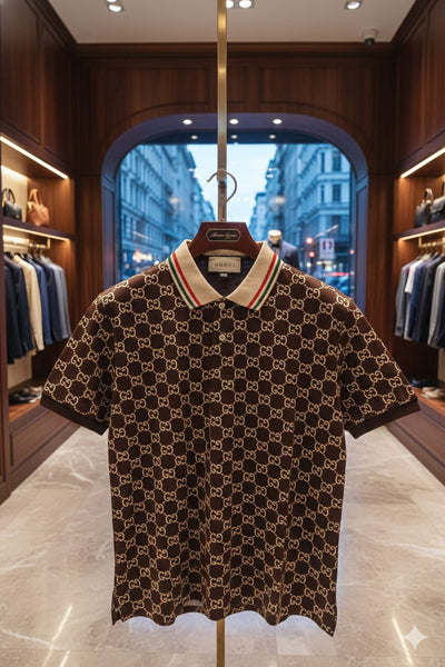 Luxury Monogram Polo Shirt For Men