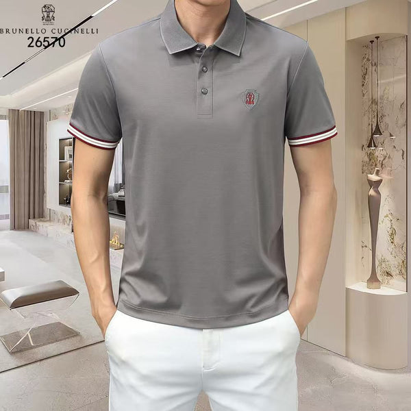 Men's Premium Short Sleeve Polo Shirt  Classic Casual Fit
