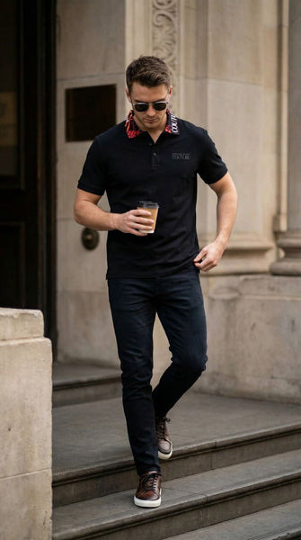 Men Premium Polo T-Shirt – Contrast Collar Designer Collection