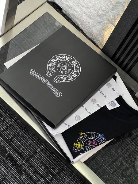 Men Premium Graphic T-Shirt – Multi color Cross Logo Design