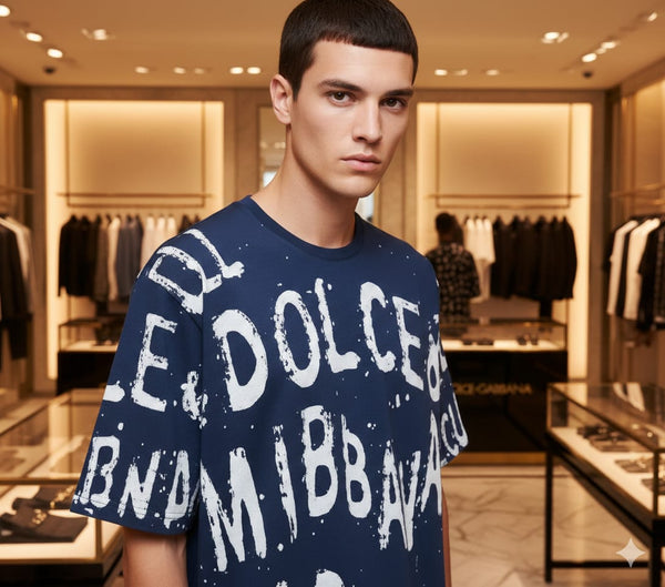 Men Milano Graphic Print T-Shirt – Designer Street wear Edition