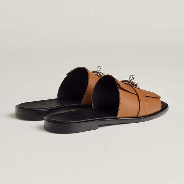 Men’s Premium Tan Slide Sandals  Stylish Casual Comfort Slippers