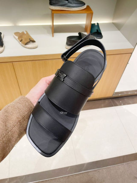 Men’s Premium Black Strap Sandals Stylish Casual Comfort Footwear