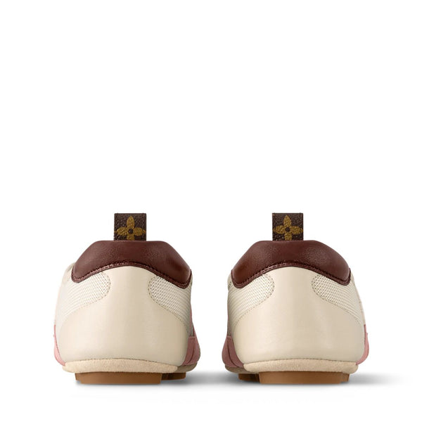 Chic Pink & White Designer Sneakers  Lightweight Luxury Casual Shoes
