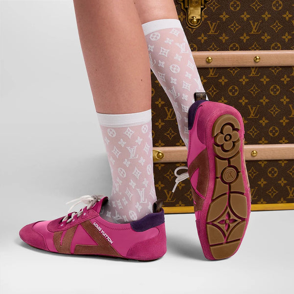 Premium Elegant  Pink Designer Sneakers For Women