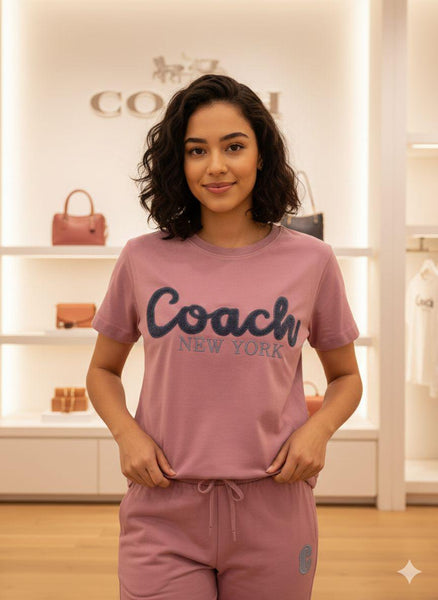 Chic Women’s Pink Co-Ord Lounge Set Stylish & Comfortable Daily Wear