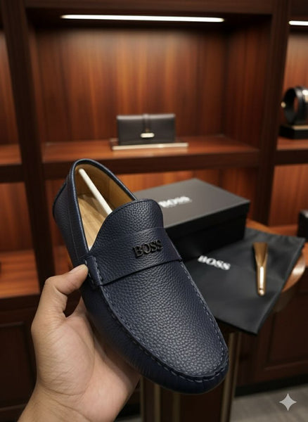 Premium Leather Loafers Smart Casual Slip-On Shoes