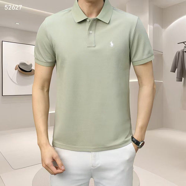 Luxury Men’s Classic Polo T-Shirt with Signature Logo