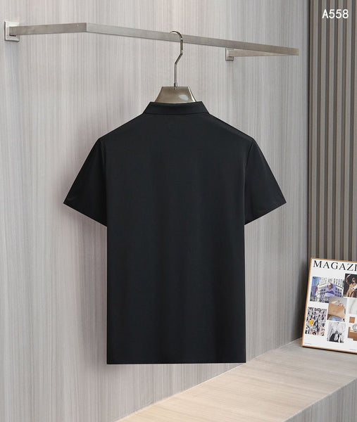 Men’s Premium  Polo T-Shirt  Classic Minimal Logo Casual Wear