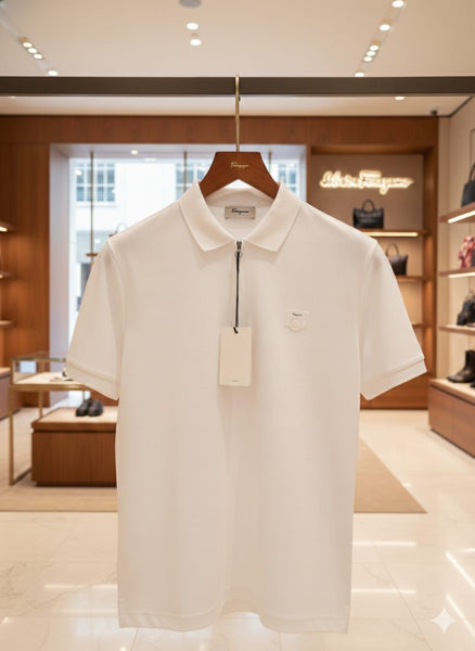 Timeless Elegance Classic White Polo Style