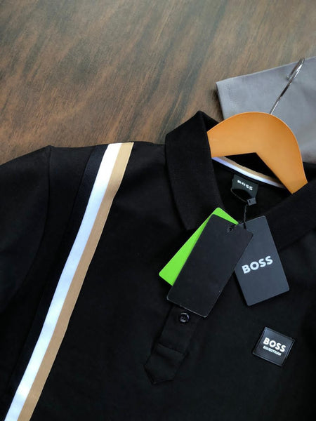 Premium Zip Polo T-Shirt for Men Luxury Casual Regular Fit Collar Tee
