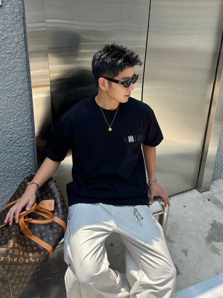 Premium Black Logo Over sized T-Shirt Stylish & Minimal Design