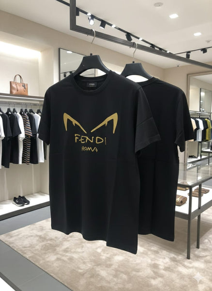 Imported Roma Black Graphic T-Shirt for Men Premium Casual Wear