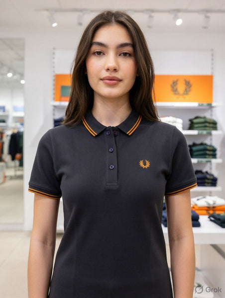 Classic Polo T-Shirt with Contrast Tipping  Elegant Casual Wear