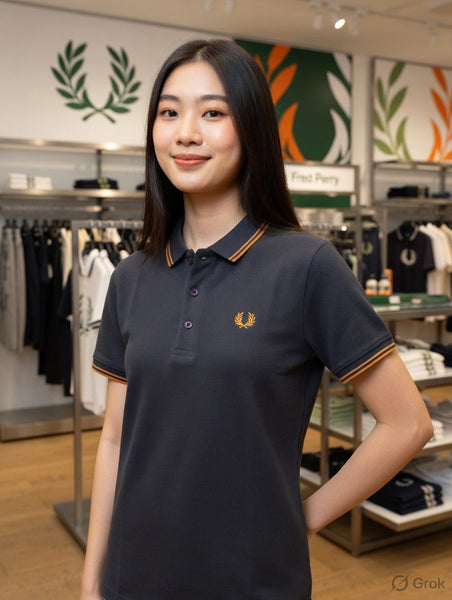 Classic Polo T-Shirt with Contrast Tipping  Elegant Casual Wear