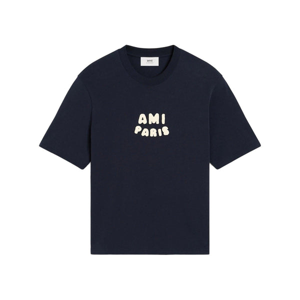 Premium Navy Blue  T-Shirt Minimal Logo Designer Style