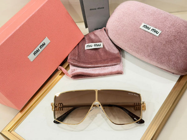 Stylish  Designer Rimless Sunglasses  Premium Gradient Lens Fashion Shades