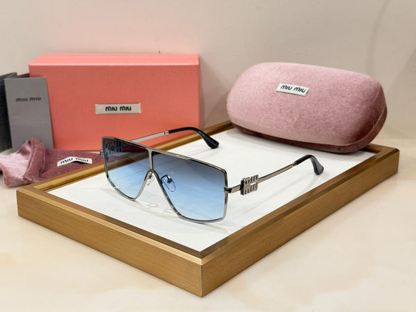 Stylish  Designer Rimless Sunglasses  Premium Gradient Lens Fashion Shades