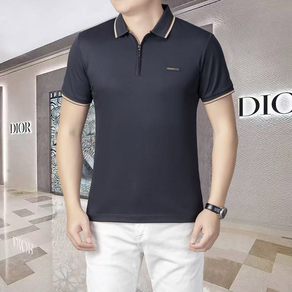 Premium Exclusive Branded  Half Zip Polo T-Shirt for Men