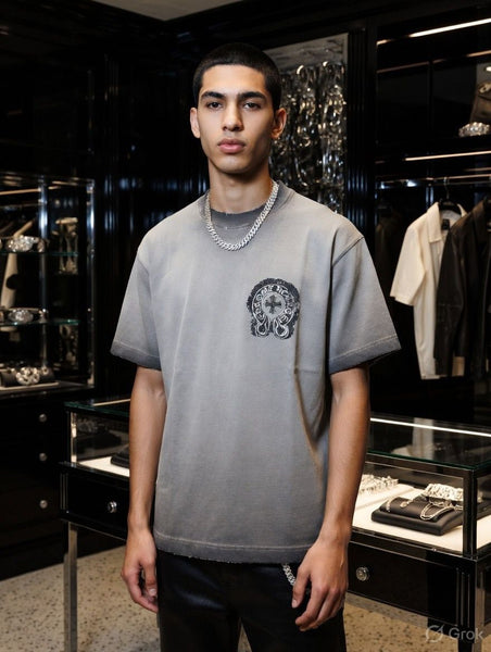 Premium Grey Graphic Oversized T-Shirt