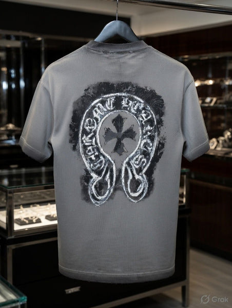 Premium Grey Graphic Oversized T-Shirt