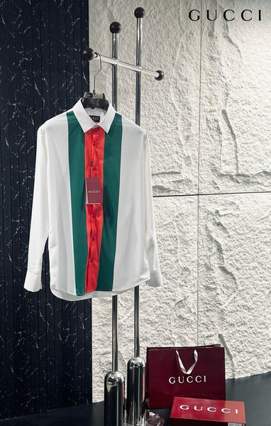 Luxury Stripe Designer Shirt  Premium Regular Fit