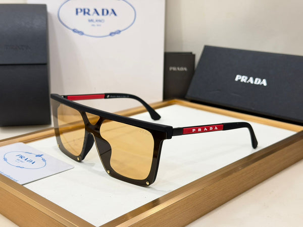 Luxury Black Frame Sunglasses with Signature Side Logo