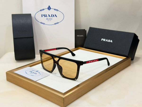 Luxury Black Frame Sunglasses with Signature Side Logo
