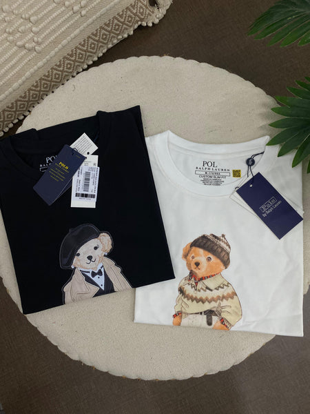 Premium  Polo Bear Graphic T-Shirt Collection for Women