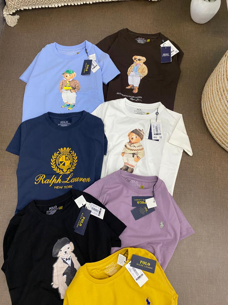 Premium  Polo Bear Graphic T-Shirt Collection for Women
