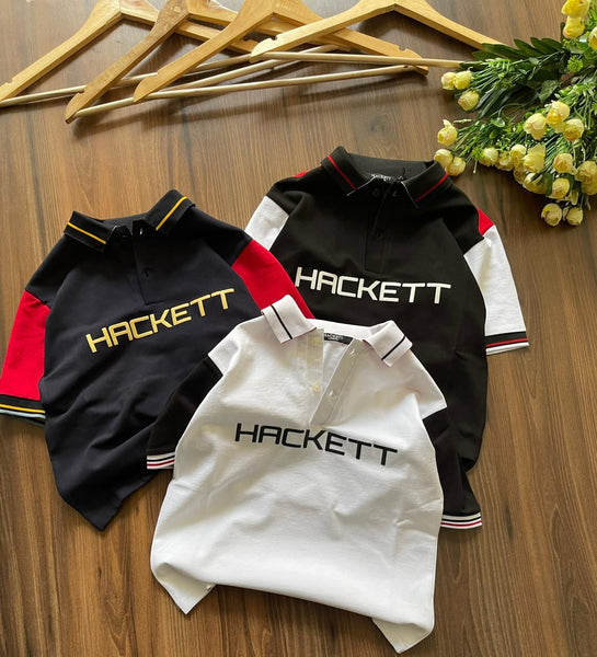 Premium Banded  Style Colorblock Polo T-Shirts  for Kids