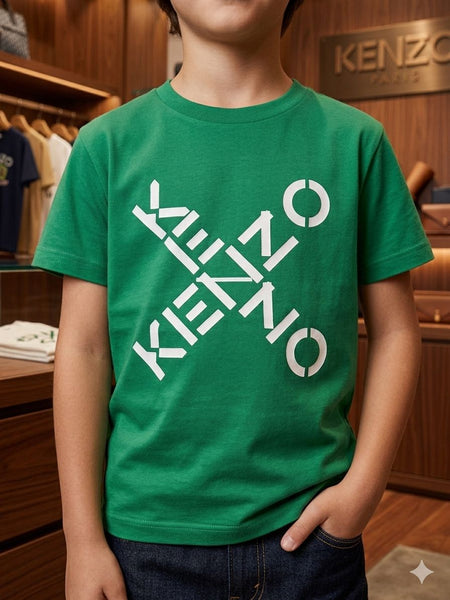 Premium Kids Green T-Shirt  Stylish & Comfortable Casual Wear