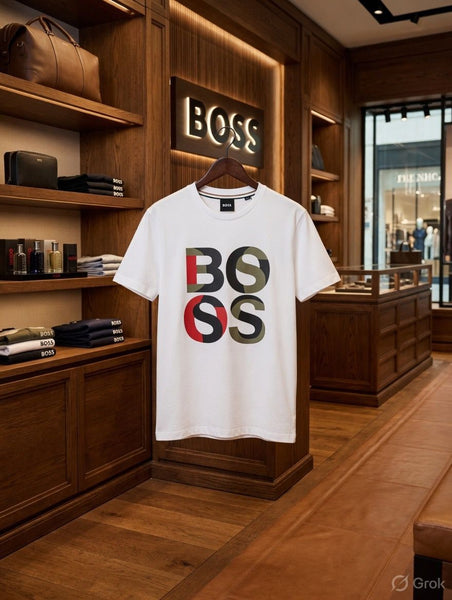 Premium Kids Brand Signature White T-Shirt