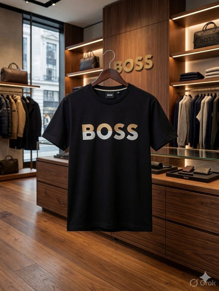 Premium Kids  Black Logo T-Shirt – Classic Stylish & Comfortable Wear
