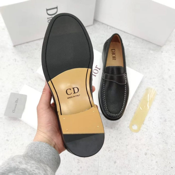 Premium Black Leather Loafers Classic Comfort Stylish Shoes