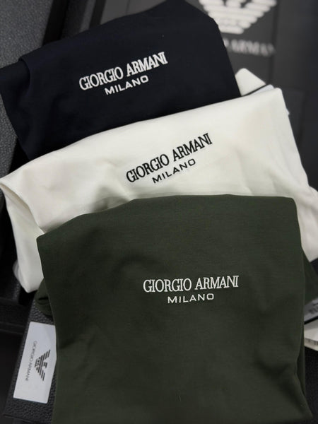 Premium Men’s T-Shirt Classic Solid Tees with Signature Logo