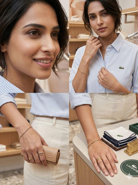 Premium Women’s Striped Formal Shirt  with Signature Logo