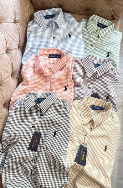 Premium Polo Check Women Shirts  Classic Casual Collection
