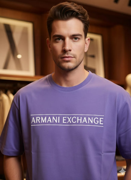Premium Purple Logo T-Shirt for Men – Stylish Casual Wear