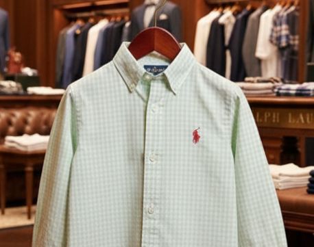 Premium Kids Light Green Check Shirt Classic Smart Casual Wear