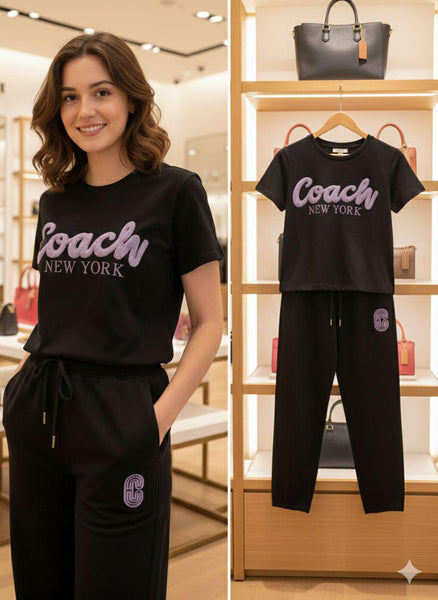 Premium Women’s Co-Ord Set Stylish T-Shirt & Jogger Lounge Wear