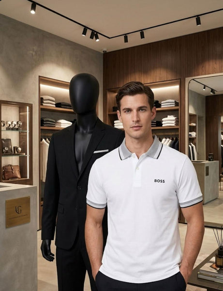 Premium Men’s Polo T-Shirt Regular Fit Casual Collar Tee