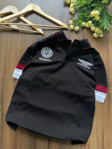 Premium Men’s Polo T-Shirt  With Color-Block detailing