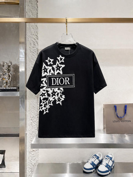 Premium Star Print Designer Style Drop Shoulder  T-Shirt