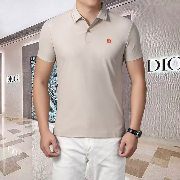 Men’s Premium Classic Polo T-Shirt With Initial Brand Logo