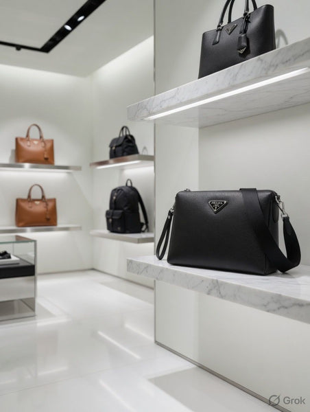 Premium Black Leather Crossbody Office Bag for Men
