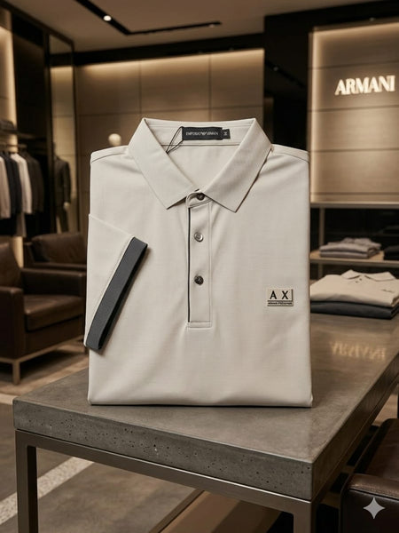 Premium Polo T-Shirt for Men Regular Fit Minimal Logo Design