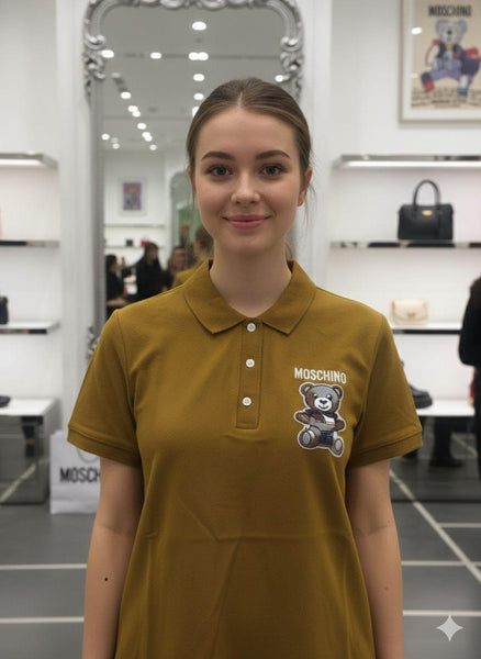 Premium Brand Polo Collar Women Dress