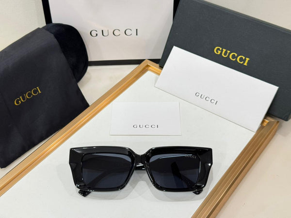 Luxury  Black Square Sunglasses for Men
